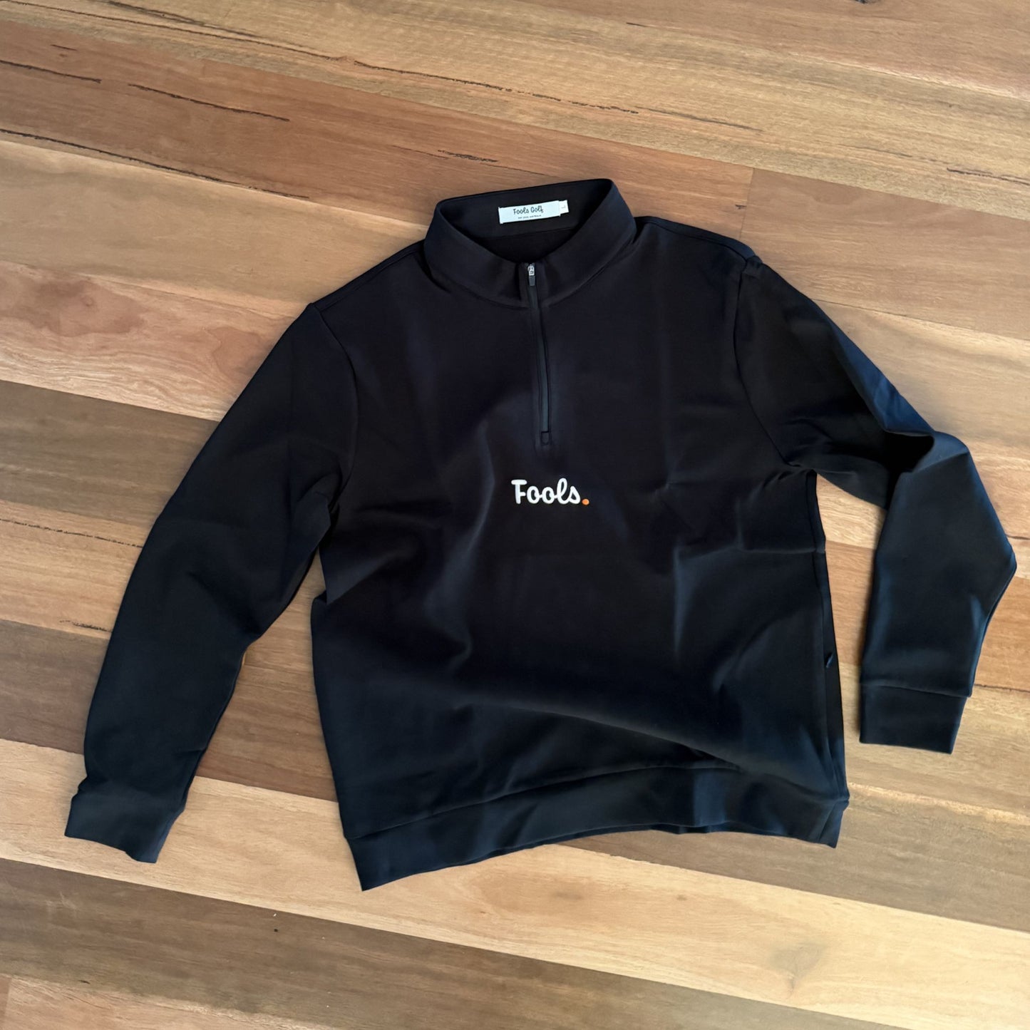 1/4 Zip Black